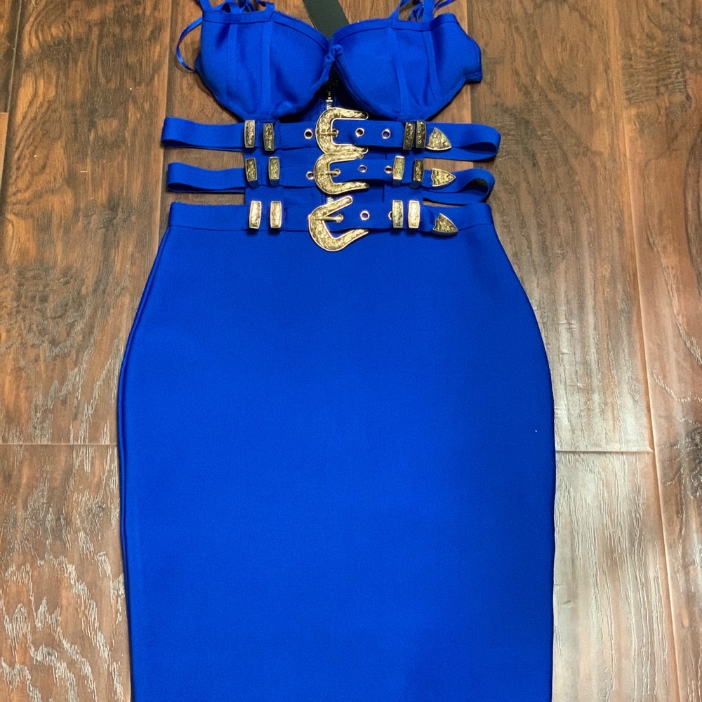 🆕 Elegant Royal Blue Women's Dress